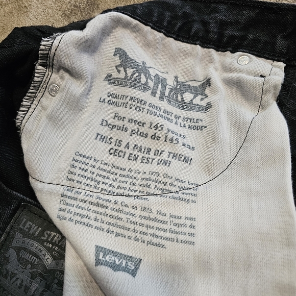 Levi's Dark Gray Denim Men's Shorts - Picture 4 of 7